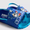 Sonic the Hedgehog-klackar med rem bak