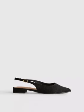 Spetsiga slingback-mules