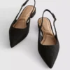 Spetsiga slingback-mules