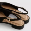 Spetsiga slingback-mules