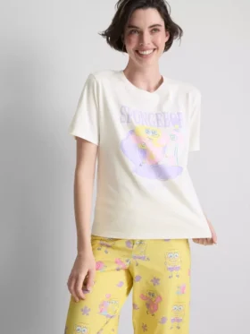 Spongebob Squarepants OOTD-pyjamaströja med tryck