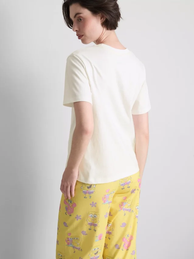 Spongebob Squarepants OOTD-pyjamaströja med tryck