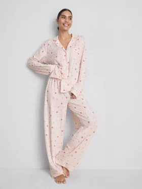 Stacey Solomon gingham boyfriend pyjamas