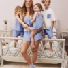 Stacey Solomon vävd pyjamasar-cami i bomull