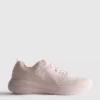 Stickade sneakers med snörning