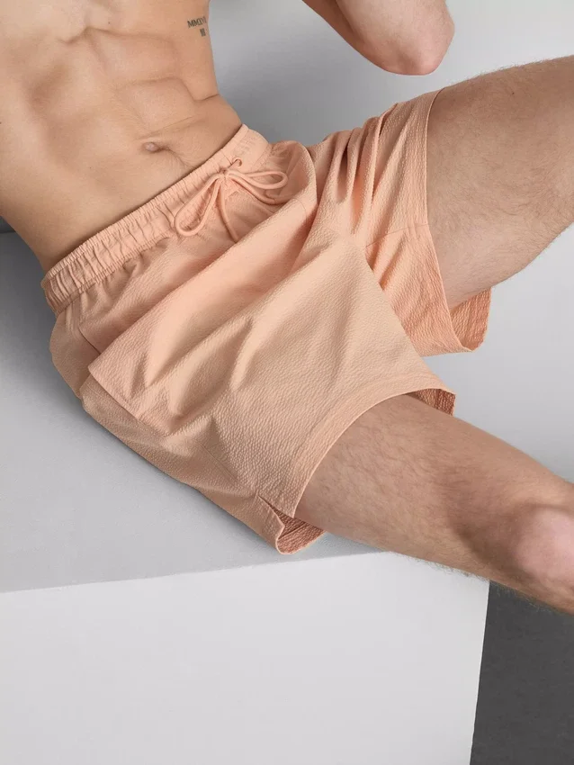 Strandshorts med struktur