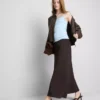 Stretchig cami-top i bomullsrikt material