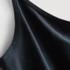 Stretchig cami-top i bomullsrikt material