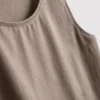 Stretchig cami-top med hög bomullsandel