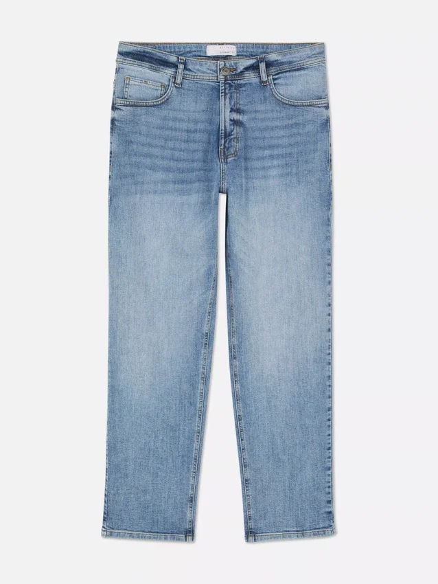 Stretchjeans med raka ben