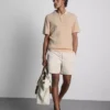 Strickad polotröja med struktur