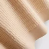 Strickad polotröja med struktur