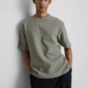 Strukturerad, boxig T-shirt