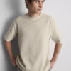 Strukturerad, boxig T-shirt