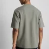 Strukturerad, boxig T-shirt