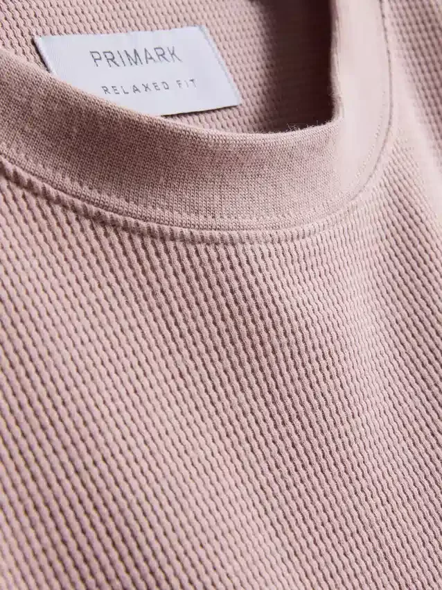 Strukturerad, boxig T-shirt