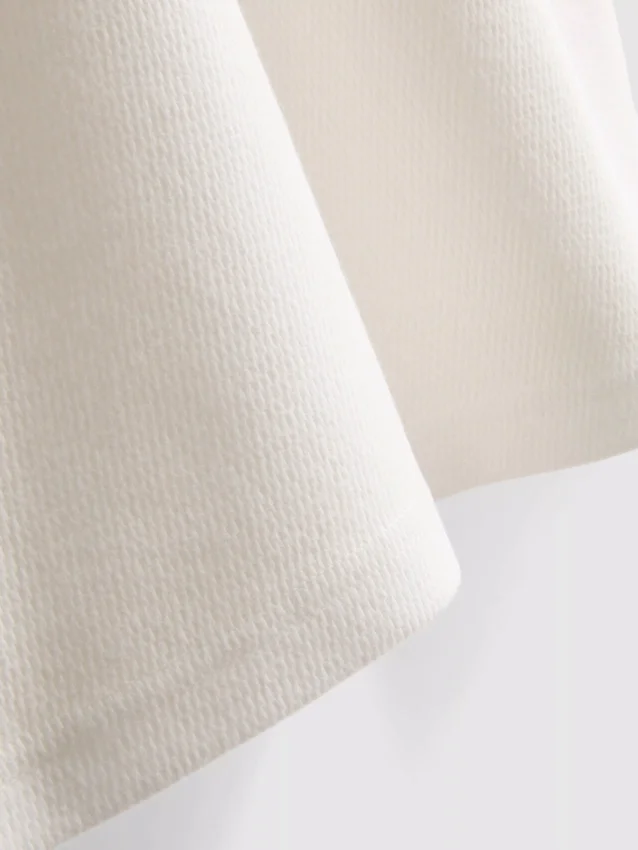 Strukturerad henley-t-shirt
