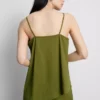 Strukturerad lång cami-top