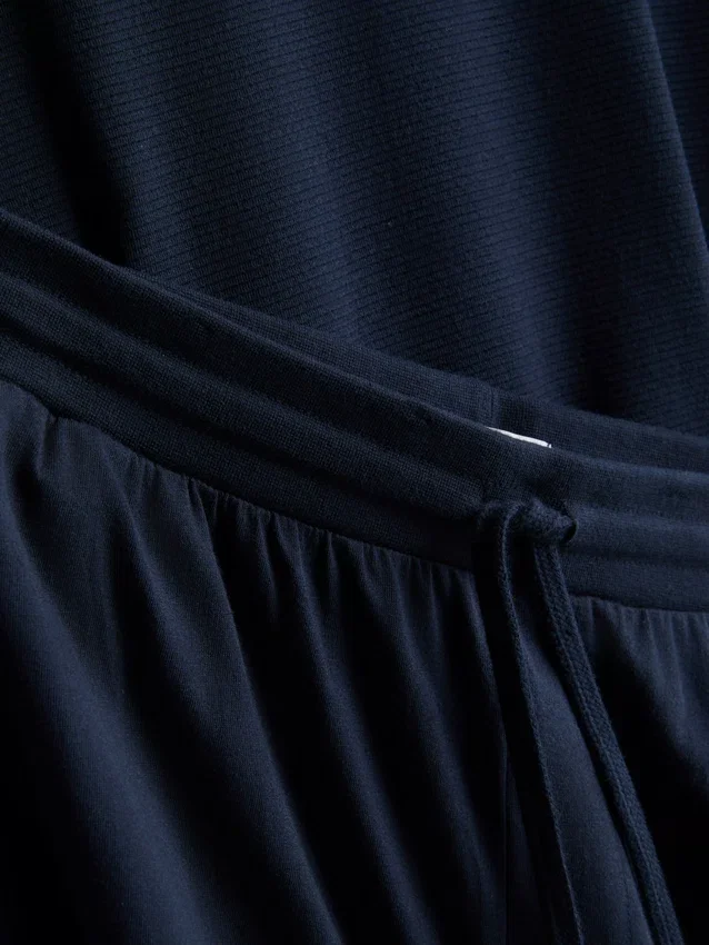 Strukturerad lång pyjamasar