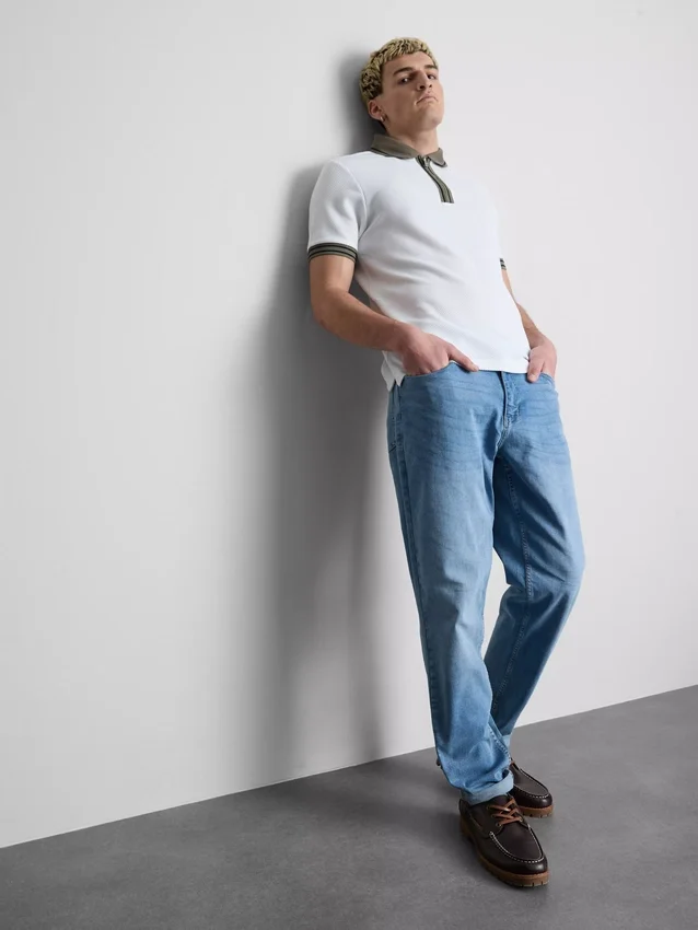 Strukturerad poloshirt