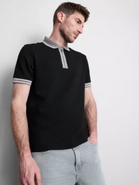 Strukturerad poloshirt
