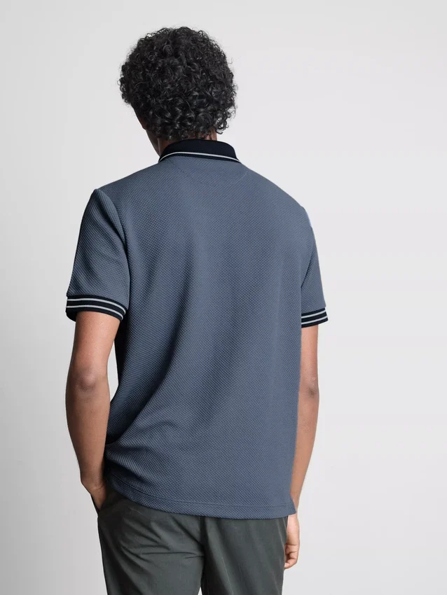 Strukturerad poloshirt