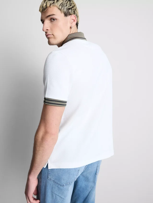 Strukturerad poloshirt