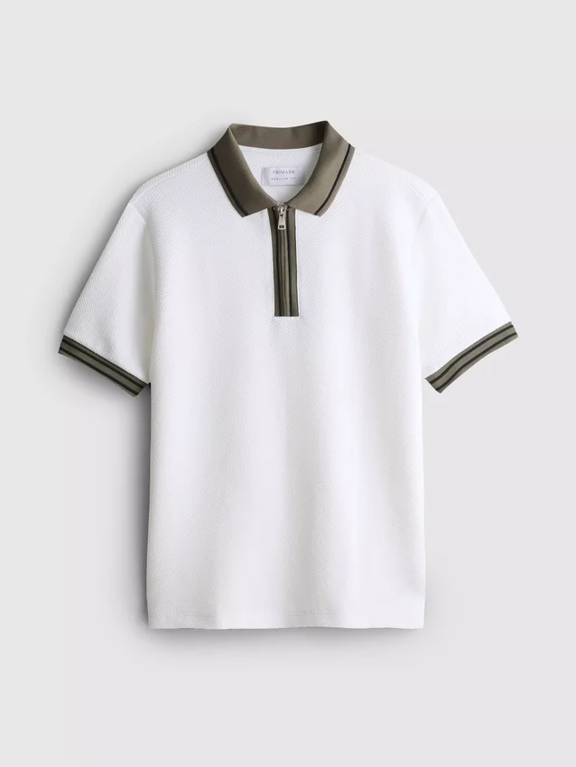 Strukturerad poloshirt