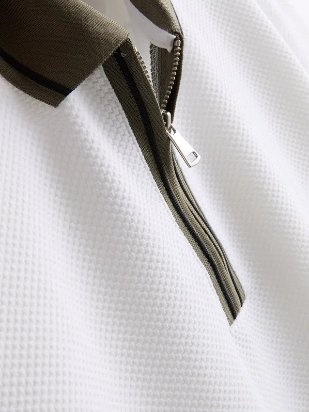 Strukturerad poloshirt