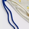 Strukturerade bikinibottnar i citrongult med knytband i sidorna