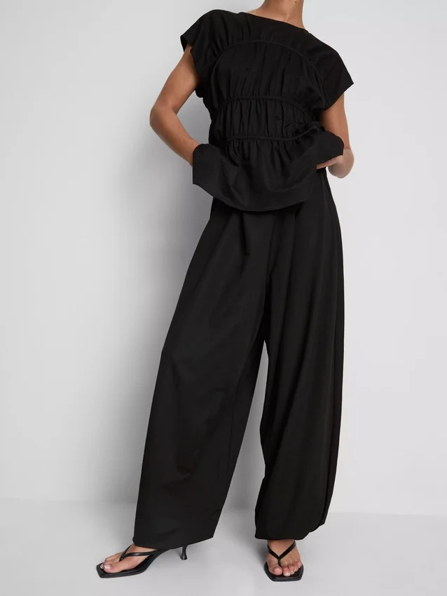 Strukturerade harembyxor
