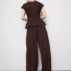 Strukturerade harembyxor