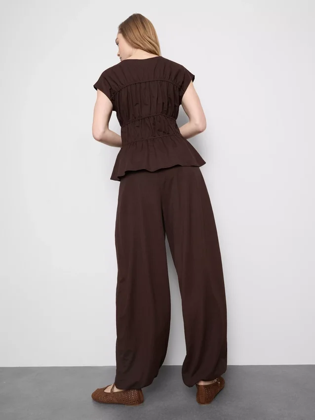 Strukturerade harembyxor