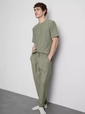 Strukturerade pyjamasbyxor