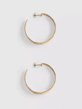 Strukturerade ringörhängen