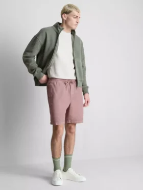Strukturerade shorts med dragsko