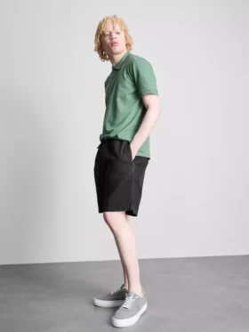 Strukturerade shorts med dragsko