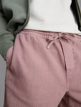 Strukturerade shorts med dragsko