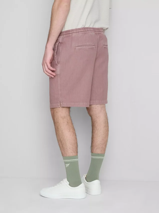 Strukturerade shorts med dragsko