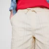 Strukturerade shorts med dragsko