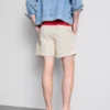 Strukturerade shorts med dragsko
