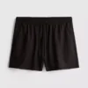 Strukturerade shorts med dragsko