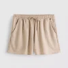 Strukturerade shorts med dragsko