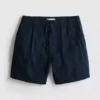 Strukturerade shorts med dragsko