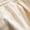 Strukturerade shorts med dragsko