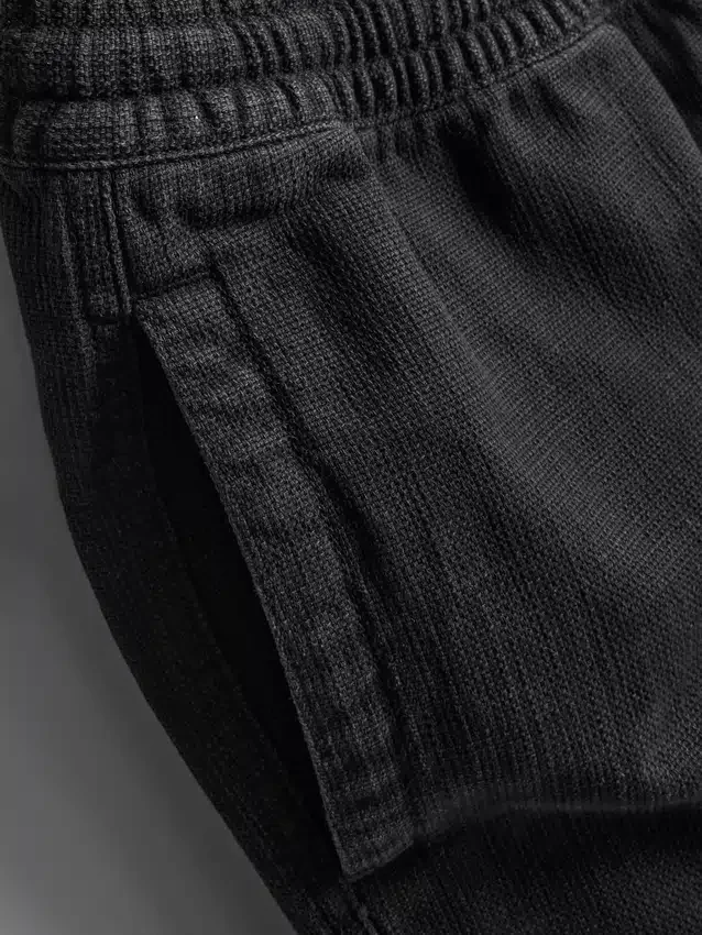 Strukturerade shorts med dragsko