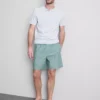Strukturerat kort pyjamas-set med shorts