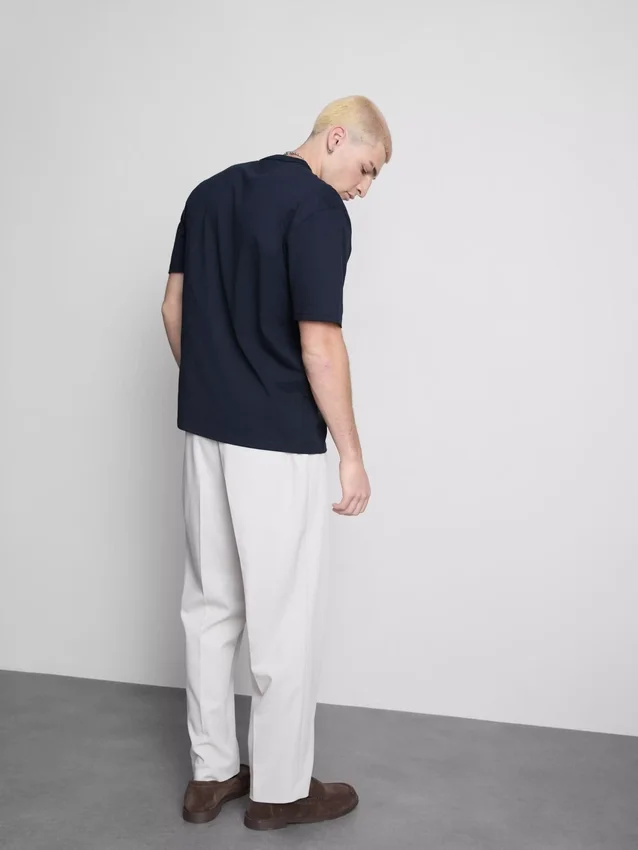 T-shirt i bomull med avslappnad passform