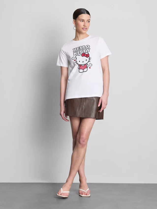 T-shirt i bomull med Hello Kitty-motiv
