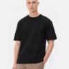 T-shirt i bomull med rund hals och avslappnad passform